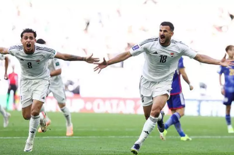 أيمن حسين مهاجم منتخب العراق